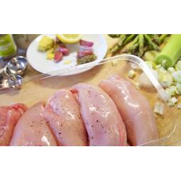 Single Cavity Food Produce Tray Soak Pad Clear 238x166x55MM (Case 400)