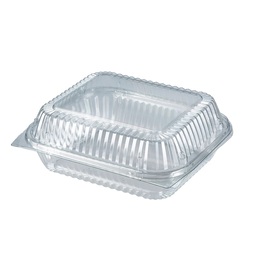 Hinged Lid Pastry Container Clear 192x167x50MM (Case 200)